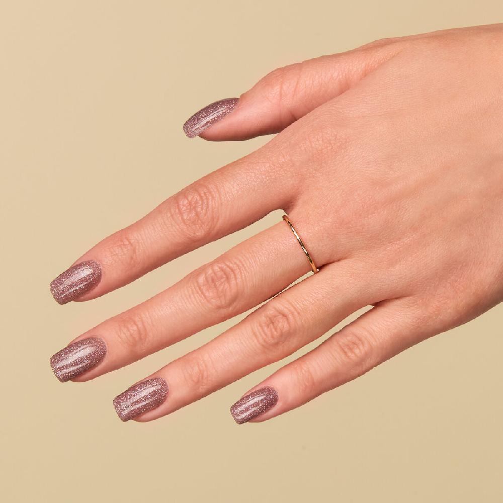 Semilac 322 Shimmer Dust Brown - Semilac Soak Off Gel / Hybrid Nail Polish UV Hybrid Color