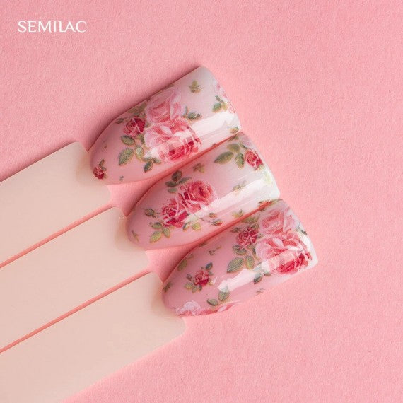 Semilac 33 BLOOMING FLOWERS Semilac Nail Transfer Foil Nail Art