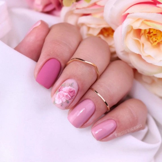 Semilac 33 BLOOMING FLOWERS Semilac Nail Transfer Foil Nail Art