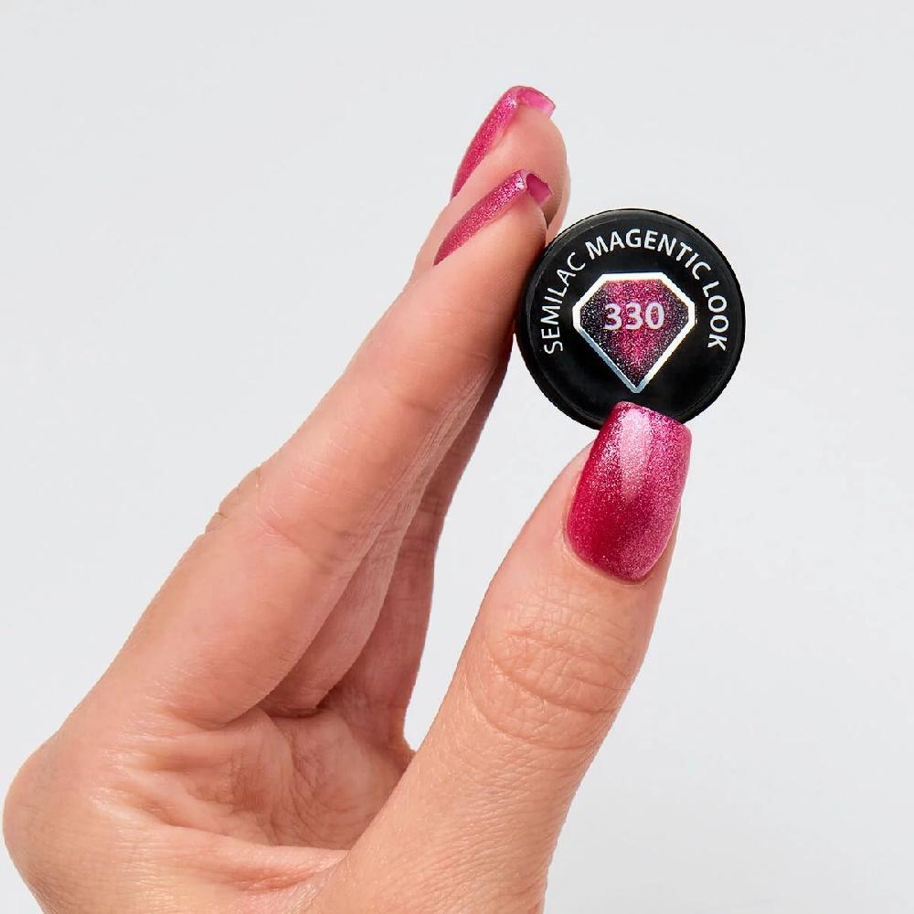 Semilac 330 Semilac Magentic Look - Semilac Soak Off Gel / Hybrid Nail Polish UV Hybrid Color