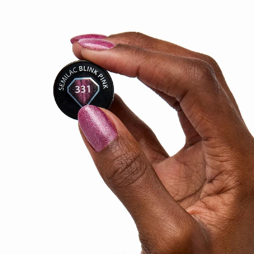 Semilac 331 Blink Pink - Semilac Soak Off Gel / Hybrid Nail Polish UV Hybrid Color