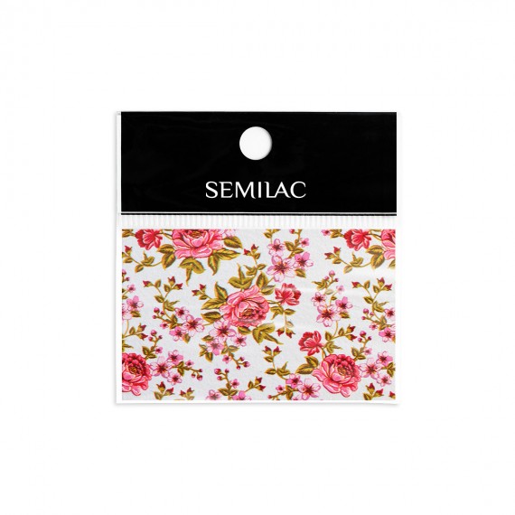 semilac 34 BLOOMING FLOWERS Semilac Nail Transfer Foil Nail Art