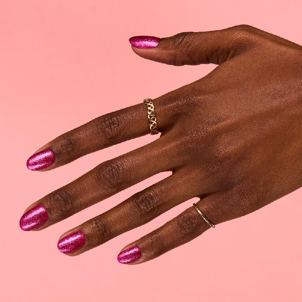 Semilac 348 Charming Ruby Glitter - Semilac Soak Off Gel / Hybrid Nail Polish UV Hybrid Color