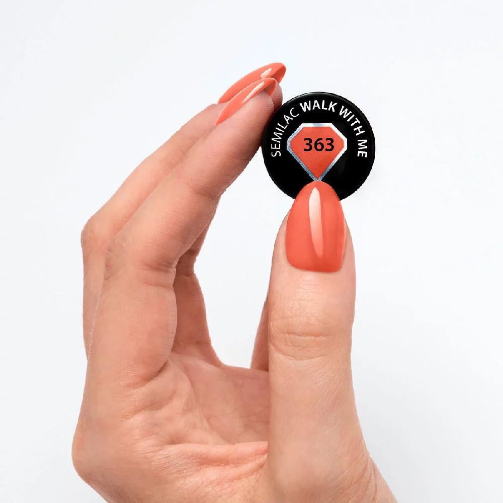 Semilac 363 WALK WITH ME - Semilac Soak Off Gel / Hybrid Nail Polish - "CLOSER AGAIN" Collection UV Hybrid Color