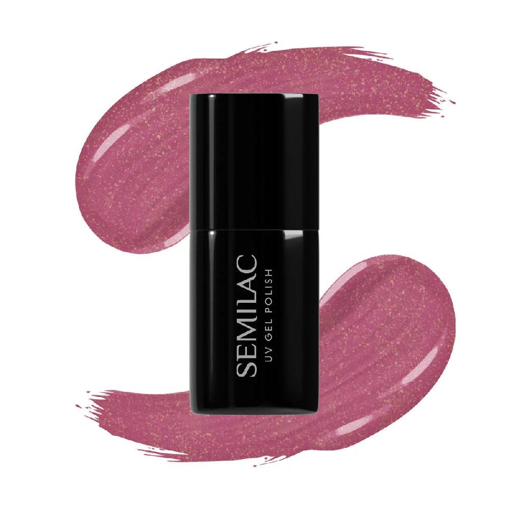 semilac 377 Shimmer Stone Ruby - Semilac Soak Off Gel / Hybrid Nail Polish UV Hybrid Color
