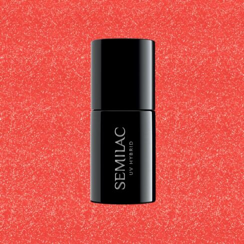 Semilac 392 RED HEARTBREAKER Semilac Soak Off Gel / Hybrid Nail Polish UV Hybrid Color
