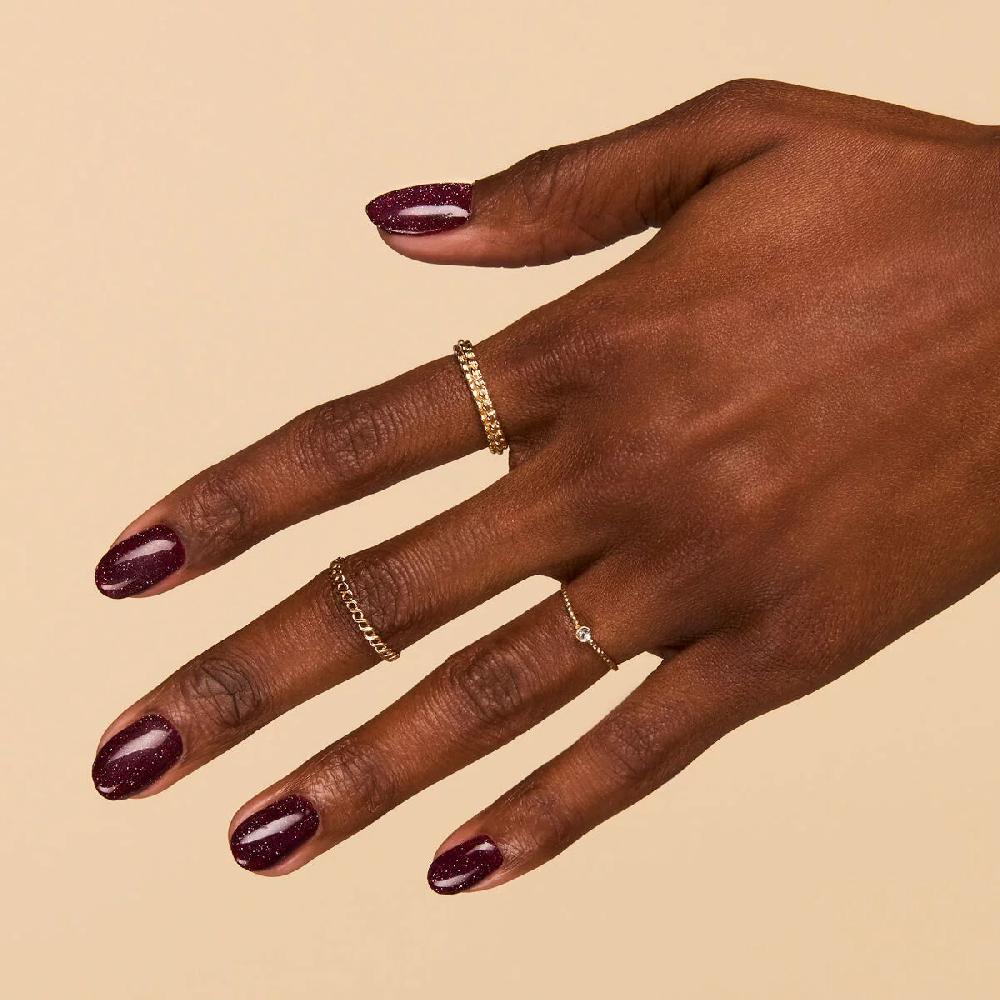 Semilac 393 Sparkling Black Cherry - Semilac Soak Off Gel / Hybrid Nail Polish UV Hybrid Color