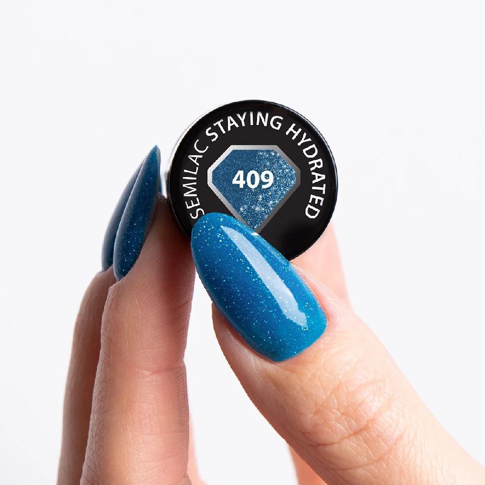 Semilac 409 Staying Hydrated - Semilac Soak Off Gel / Hybrid Nail Polish UV Hybrid Color
