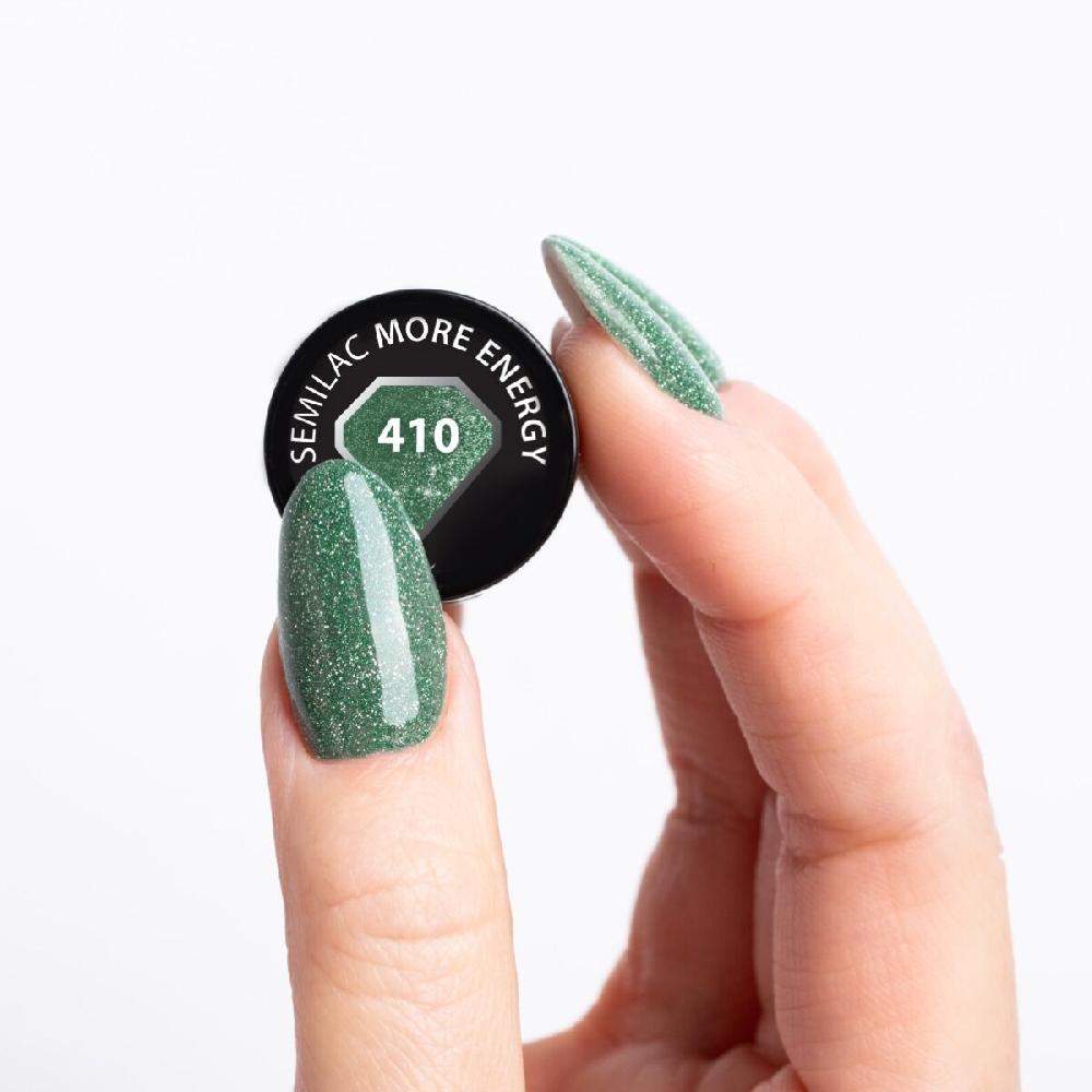 Semilac 410 More Energy - Semilac Soak Off Gel / Hybrid Nail Polish UV Hybrid Color