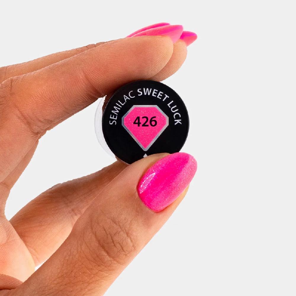 Semilac 426 SWEET LUCK - Semilac Soak Off Gel / Hybrid Nail Polish UV Hybrid Color