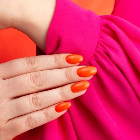 Semilac 434 OPTIMISTIC RED Semilac Soak Off Gel / Hybrid Nail Polish - EVEN BETTER TOGETHER Collection UV Hybrid Color