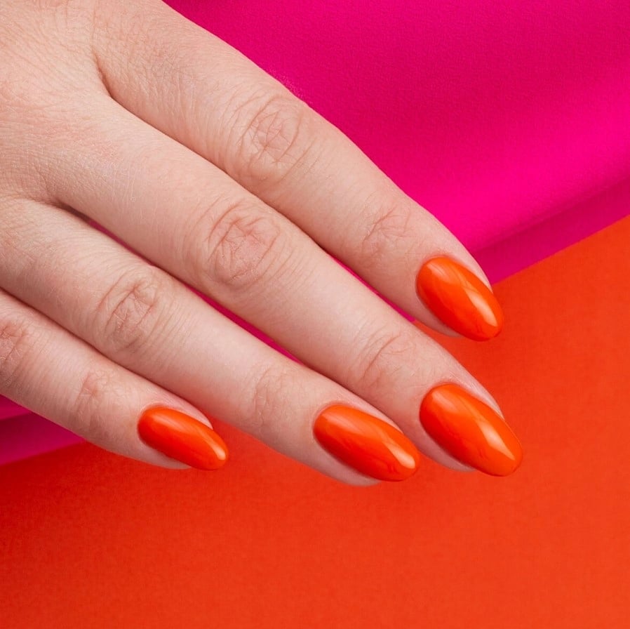 Semilac 434 OPTIMISTIC RED Semilac Soak Off Gel / Hybrid Nail Polish - EVEN BETTER TOGETHER Collection UV Hybrid Color