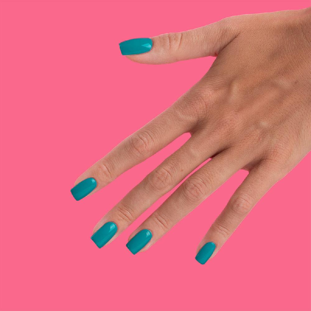 Semilac 443 Spooky Blue - Semilac Soak Off Gel / Hybrid Nail Polish UV Hybrid Color