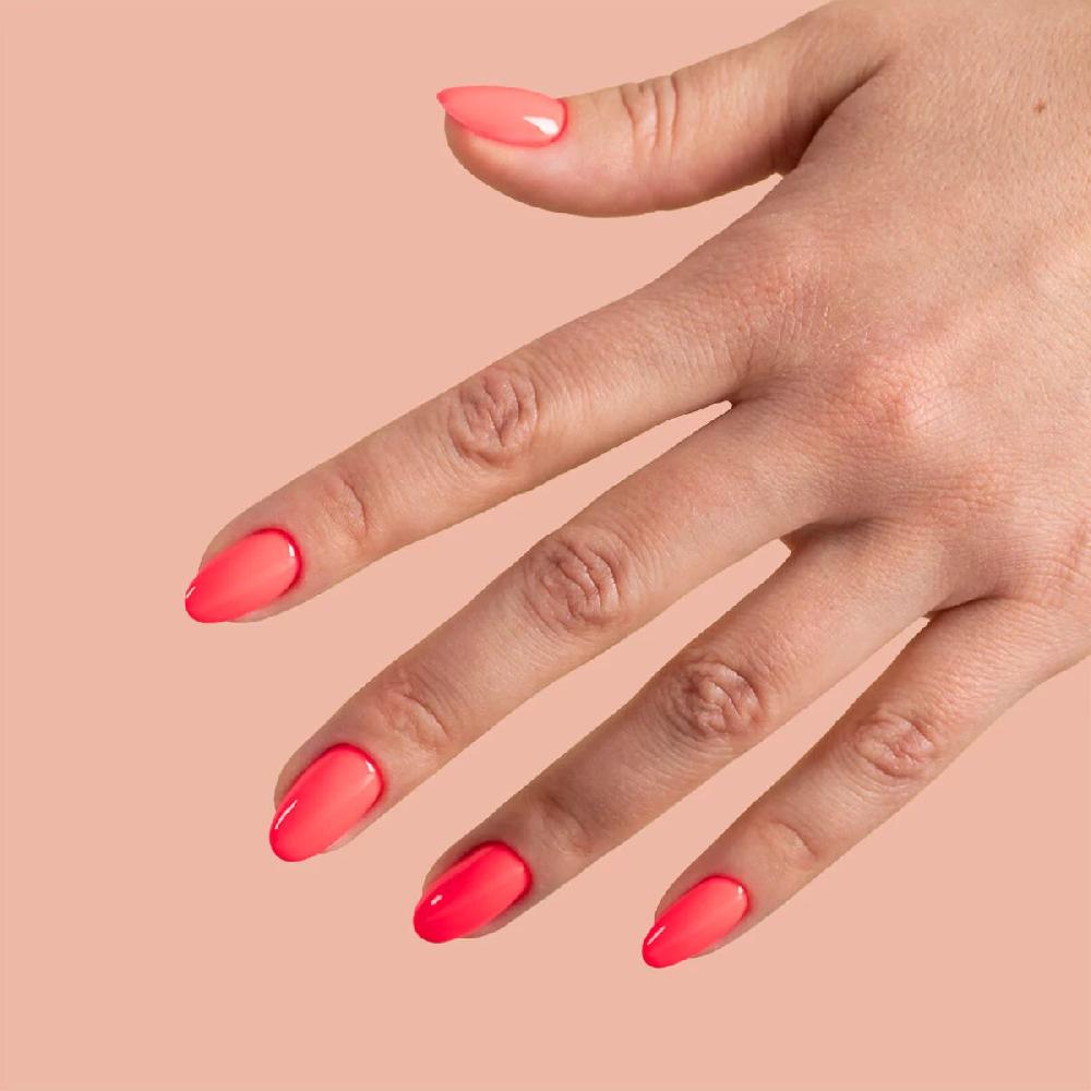 Semilac 445 Tropical Flamingo - Semilac Soak Off Gel / Hybrid Nail Polish UV Hybrid Color