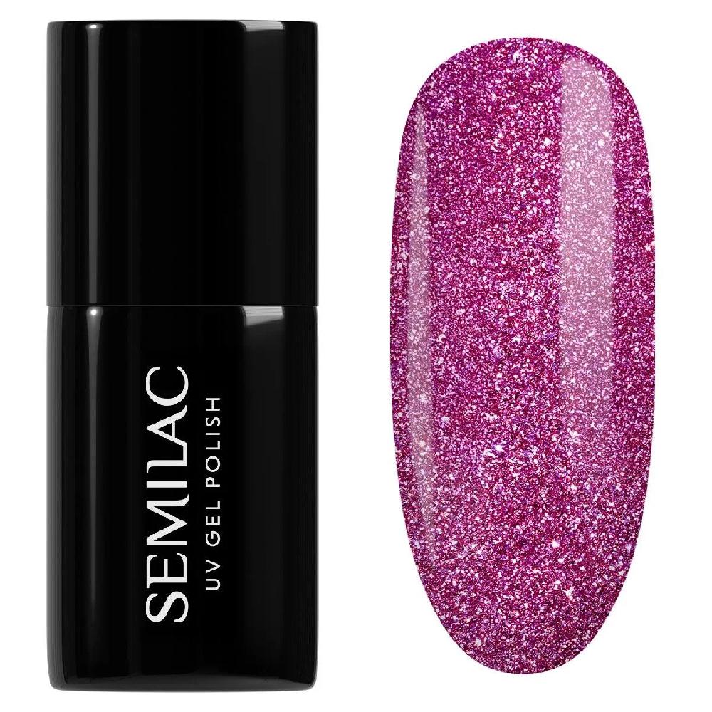 semilac 462 Pink Bubbles- Semilac Soak Off Gel / Hybrid Nail Polish UV Hybrid Color