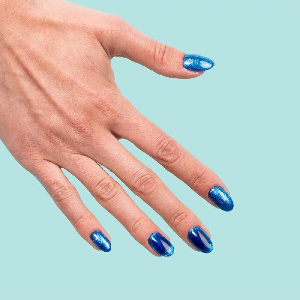 Semilac 466 Blue Silk Pyjamas - Semilac Soak Off Gel / Hybrid Nail Polish UV Hybrid Color