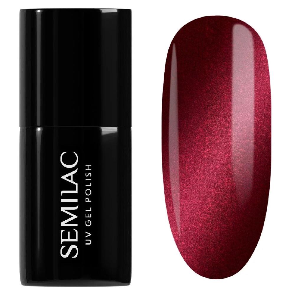 semilac 467 Red Candle Flash - Semilac Soak Off Gel / Hybrid Nail Polish UV Hybrid Color