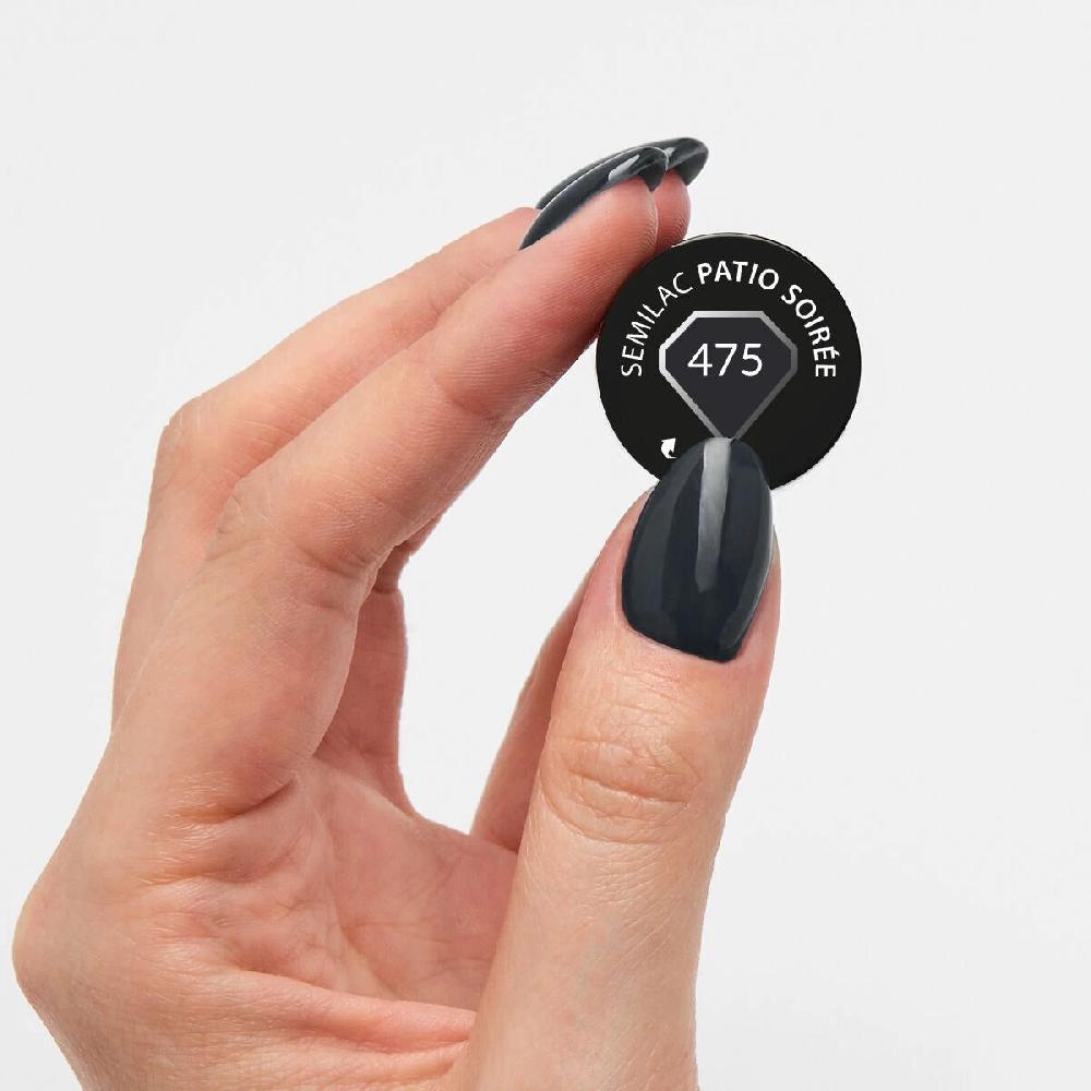 Semilac 475 PATIO SOIREE- Semilac Soak Off Gel / Hybrid Nail Polish UV Hybrid Color