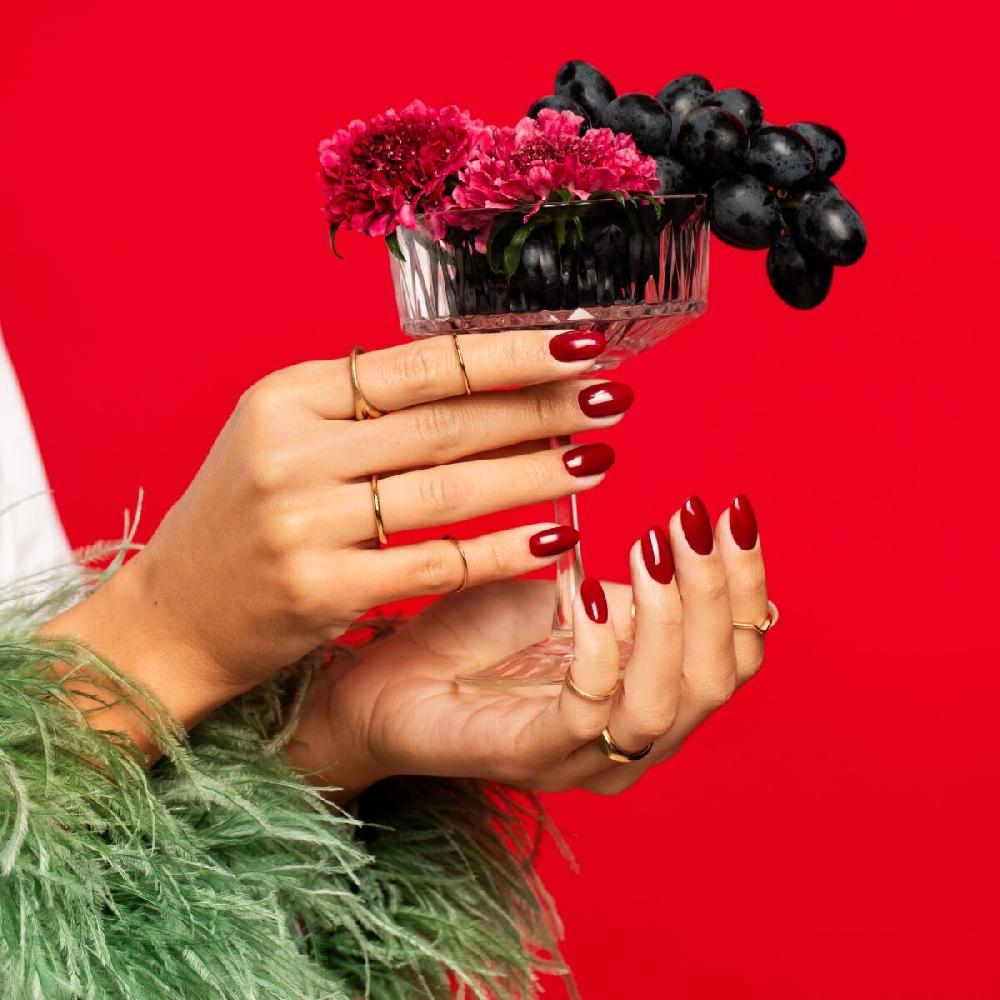 Semilac 478 Vino Tinto - Semilac Soak Off Gel / Hybrid Nail Polish UV Hybrid Base/Top