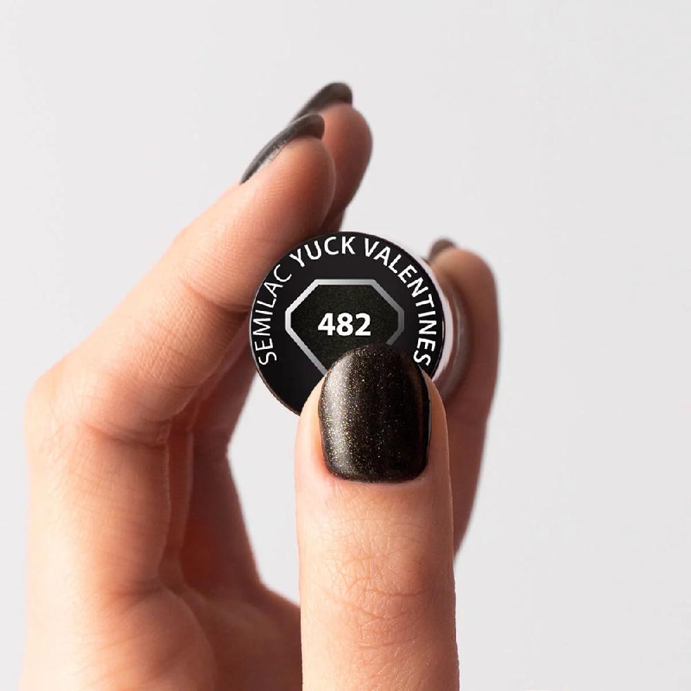 Semilac 482 YUCK VALENTINES - Semilac Soak Off Gel / Hybrid Nail Polish UV Hybrid Color