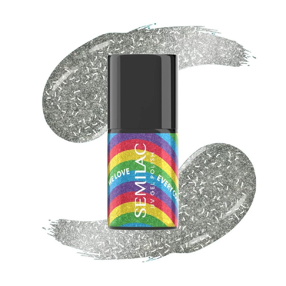 semilac 489 Proud Rainbow - Semilac Soak Off Gel / Hybrid Nail Polish UV Hybrid Color
