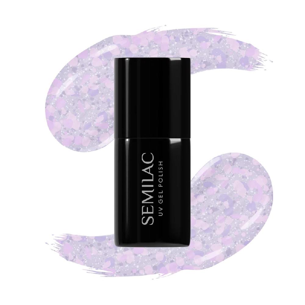 semilac 492 Icy Lavender Bliss - Semilac Soak Off Gel / Hybrid Nail Polish UV Hybrid Color