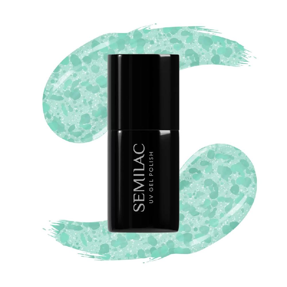semilac 495 Mint Glacier - Semilac Soak Off Gel / Hybrid Nail Polish UV Hybrid Color