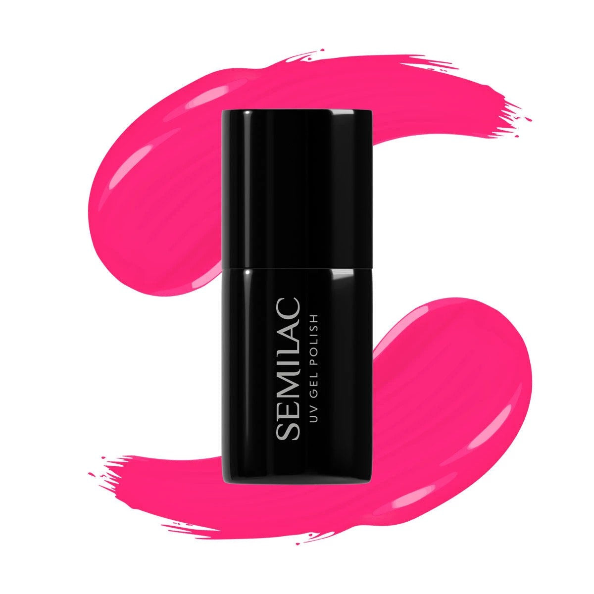 semilac 517 Neon Pink - Semilac Soak Off Gel / Hybrid Nail Polish UV Hybrid Color