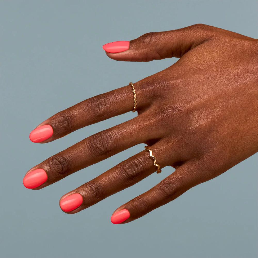 Semilac 518 Neon Orange - Semilac Soak Off Gel / Hybrid Nail Polish - "Semibeats" Collection UV Hybrid Color