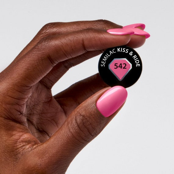 Semilac 542 KISS & RIDE Semilac Soak Off Gel / Hybrid Nail Polish UV Hybrid Color