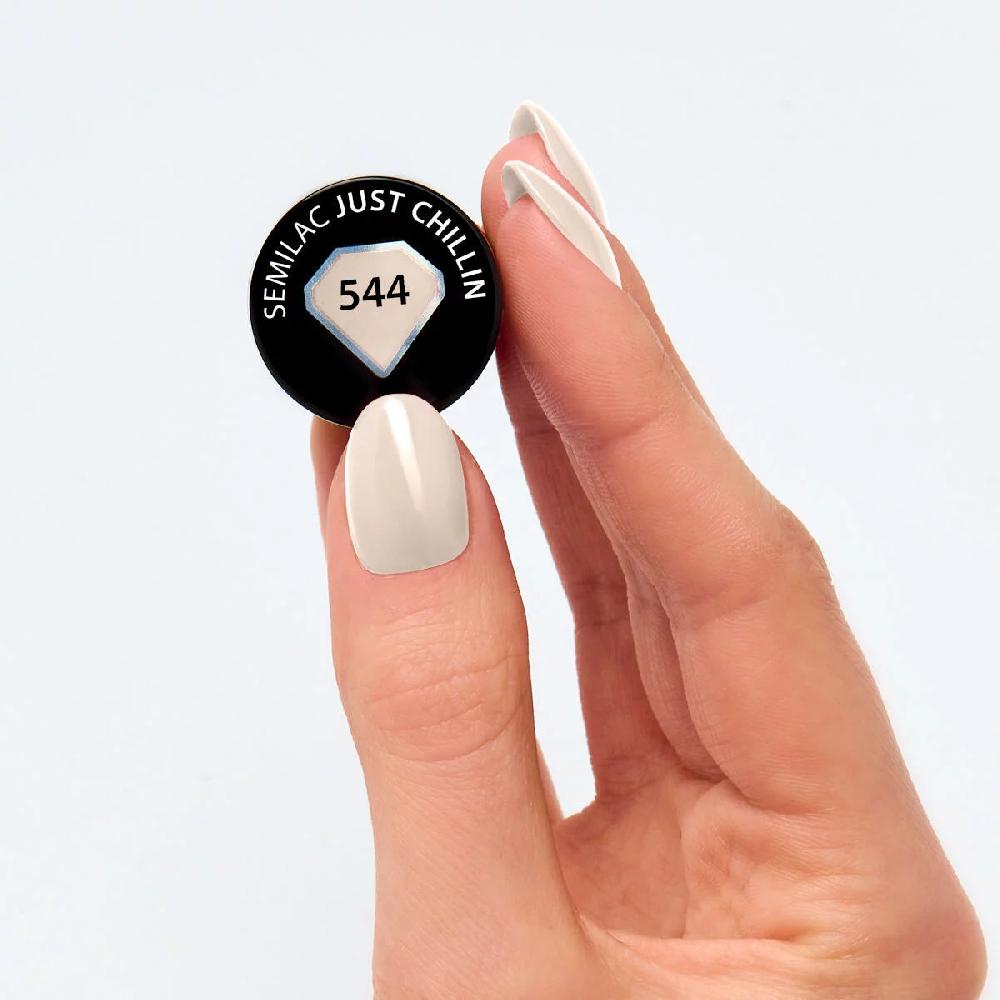 Semilac 544 Just Chillin - Semilac Soak Off Gel / Hybrid Nail Polish UV Hybrid Color