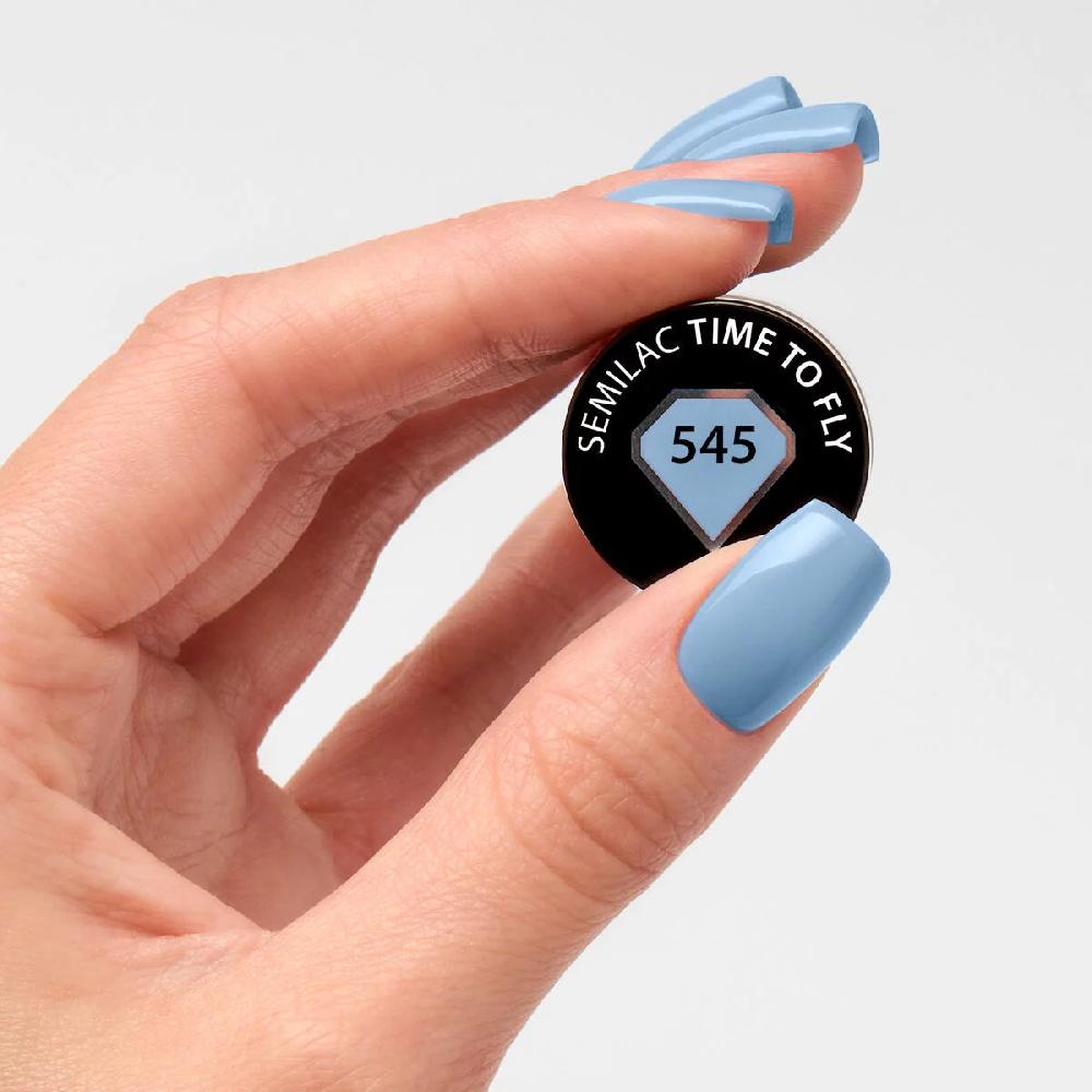 Semilac 545 Time To Fly - Semilac Soak Off Gel / Hybrid Nail Polish UV Hybrid Color