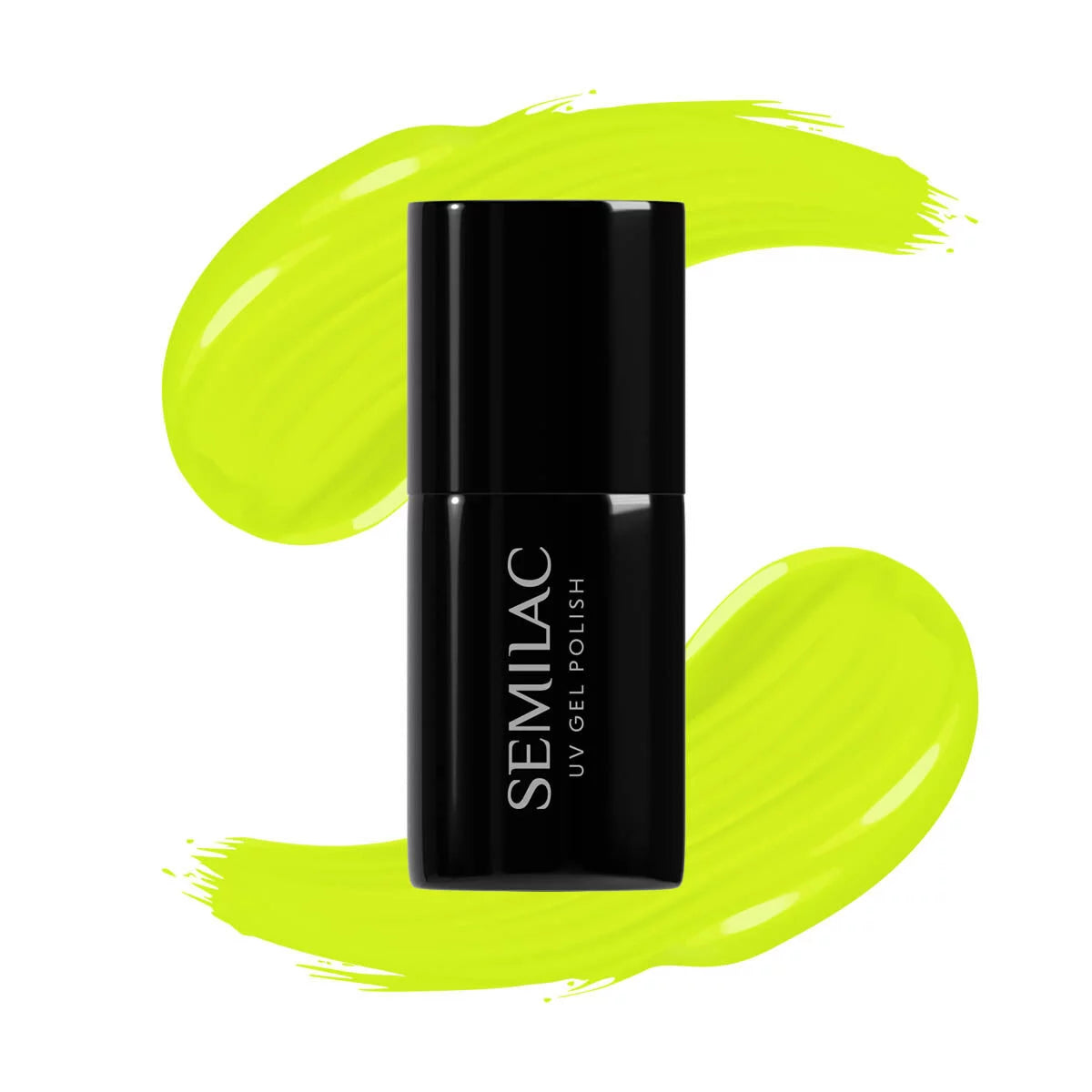 semilac 565 NEON YELLOW Semilac Soak Off Gel / Hybrid Nail Polish UV Hybrid Color