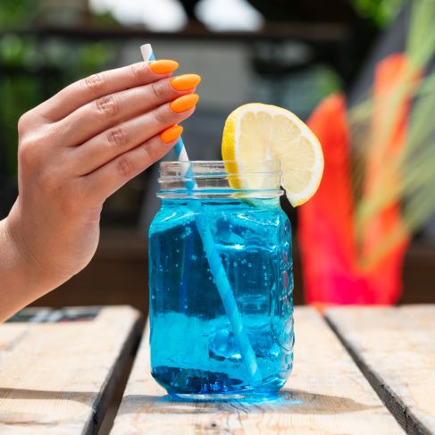 Semilac 566 NEON ORANGE Semilac Soak Off Gel / Hybrid Nail Polish UV Hybrid Color