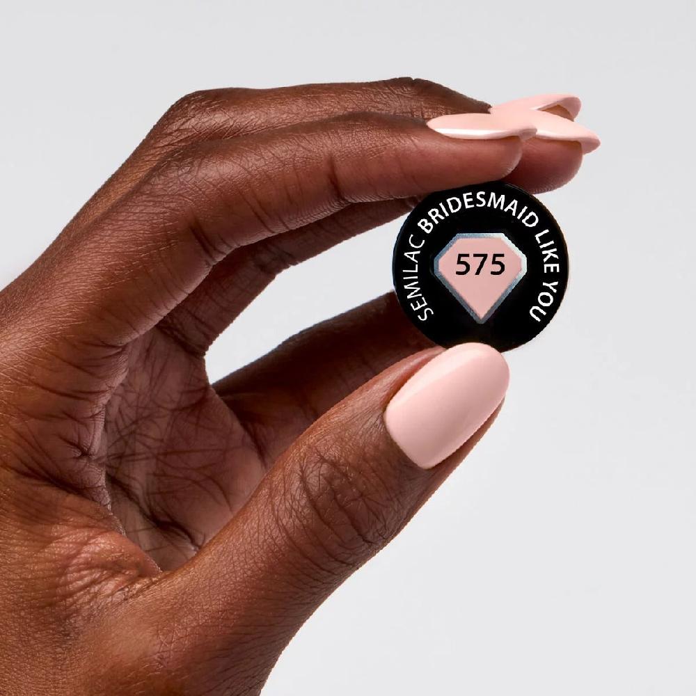 Semilac 575 Bridesmaid Like You - Semilac Soak Off Gel / Hybrid Nail Polish UV Hybrid Color