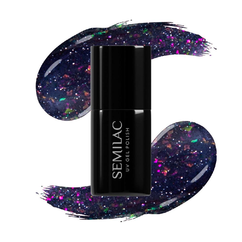 Semilac 611 Violet Night - Semilac Soak Off Gel / Hybrid Nail Polish UV Hybrid Color