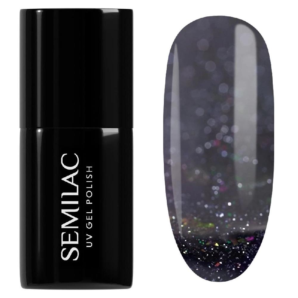 semilac 611 Violet Night - Semilac Soak Off Gel / Hybrid Nail Polish UV Hybrid Color
