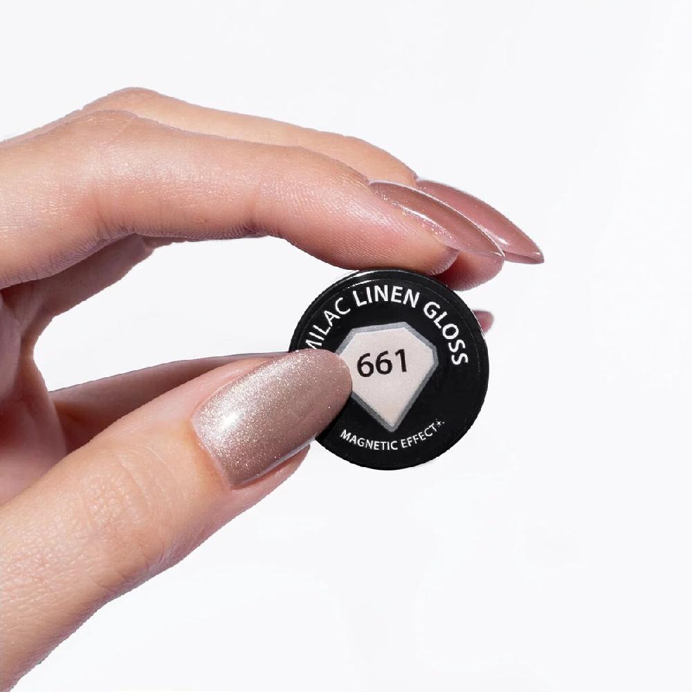 Semilac 661 Linen Gloss - Semilac Soak Off Gel / Hybrid Nail Polish UV Hybrid Color