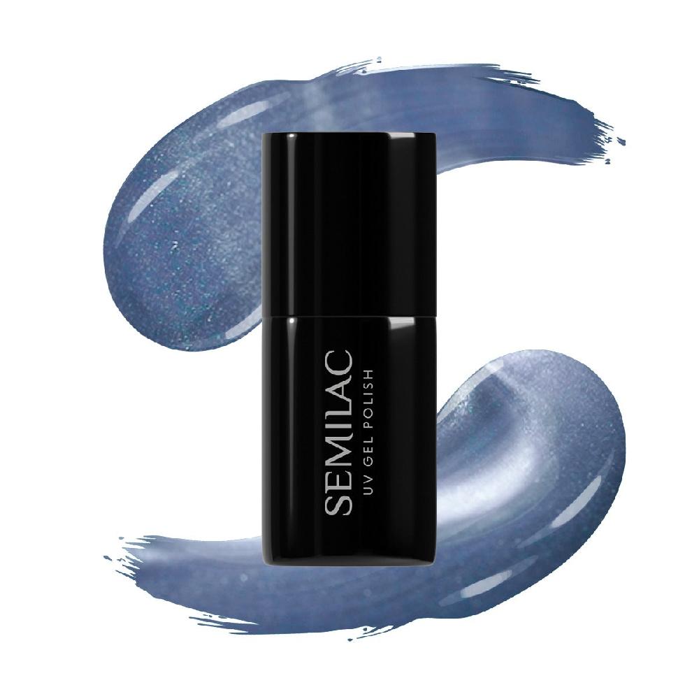 Semilac 665 Blueberry Gloss - Semilac Soak Off Gel / Hybrid Nail Polish UV Hybrid Color
