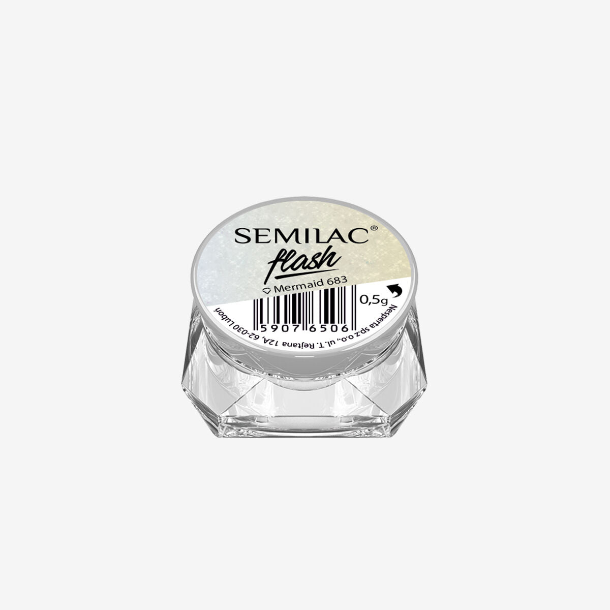 semilac 683 Flash Mermaid - Semilac Nail Powder Nail Art