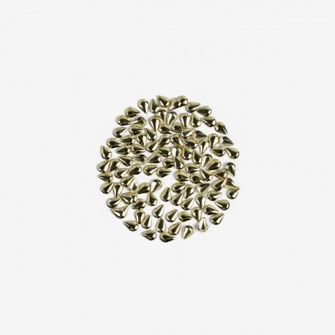 semilac 768 BIG GOLD TEARS Semilac Nail Art Decorations 100 pcs Nail Art
