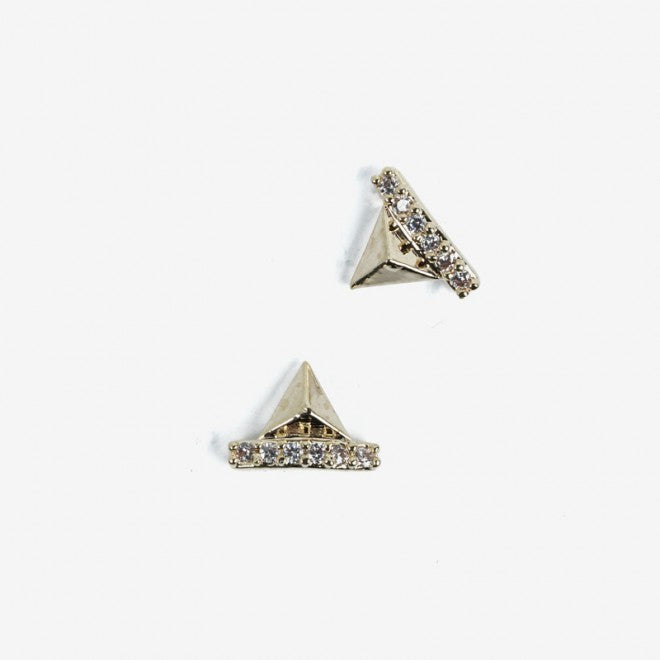 semilac 782 GOLD PYRAMIDS Semilac Nail Art Decorations 2 pcs Nail Art