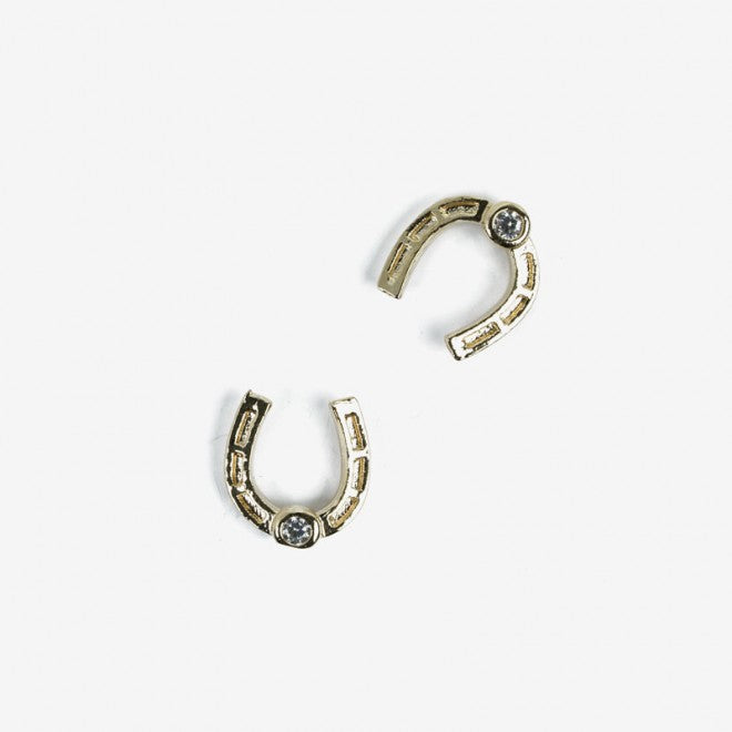 semilac 786 GOLD HORSESHOES Semilac Nail Art Decorations 2 pcs Nail Art