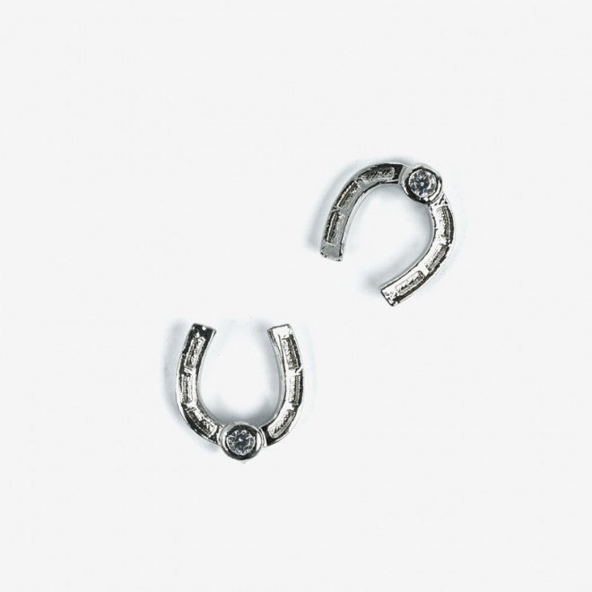 semilac 787 SILVER HORSESHOES Semilac Nail Art Decorations 2 pcs Nail Art