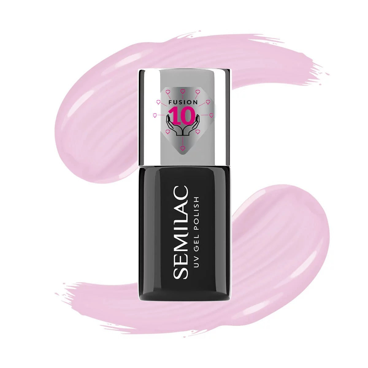 semilac 803 Delicate Pink Extend CARE 5in1 BASE - Semilac Soak Off Gel / Hybrid Nail Polish UV Hybrid Base/Top