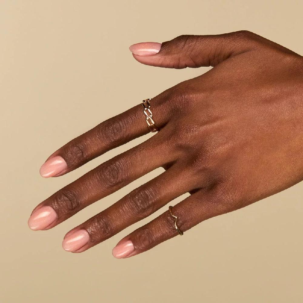 Semilac 804 GLITTER SOFT BEIGE - Semilac Extend 5in1 Soak Off Gel / Hybrid Nail Polish UV Hybrid Color