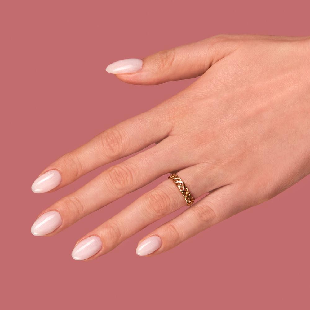 Semilac 806 Glitter Delicate Pink Extend CARE 5in1 BASE - Semilac Soak Off Gel / Hybrid Nail Polish UV Hybrid Base/Top