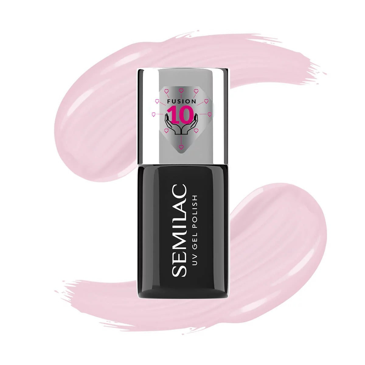 semilac 809 Tender Pink Extend CARE 5in1 BASE - Semilac Soak Off Gel / Hybrid Nail Polish UV Hybrid Base/Top