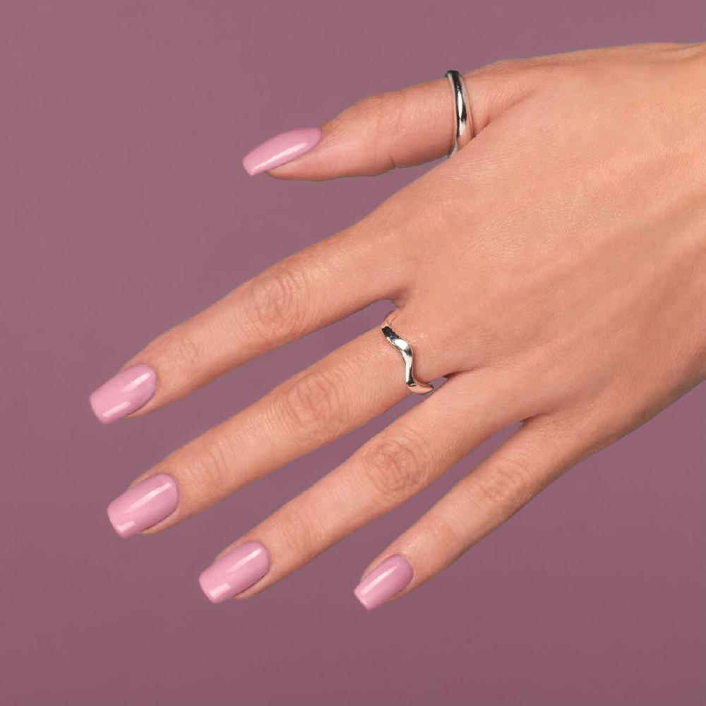 Semilac 813 Pastel Pink Extend CARE 5in1 BASE - Semilac Soak Off Gel / Hybrid Nail Polish UV Hybrid Base/Top