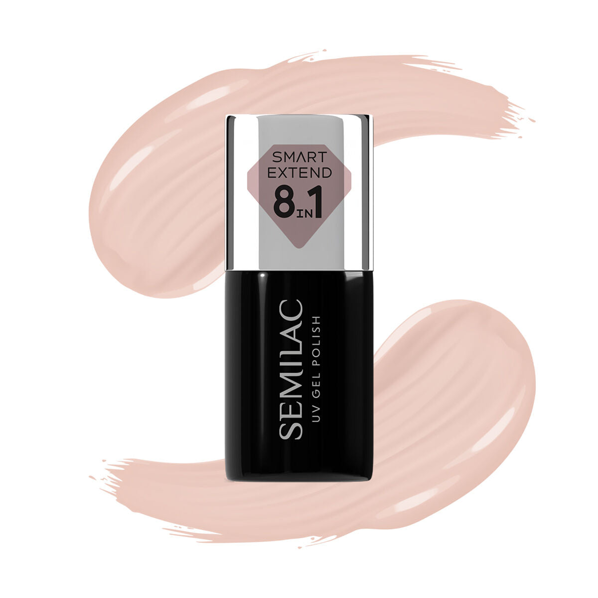 Semilac 816 Pale Nude Extend 8in1 - Semilac Smart Builder Gel / Hybrid Nail Polish UV Hybrid Base/Top